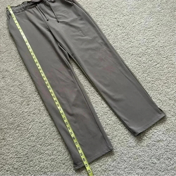 Joie Casual Pants High Rise Straight Boho Gray Women Sz Medium Drawstring $180 - Picture 14 of 16